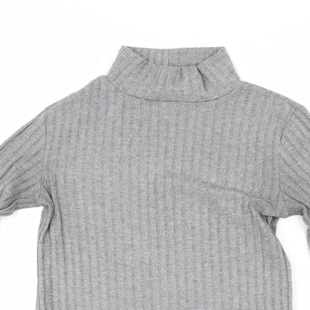 Womens UK Size 8 Topshop Grey Pullover Jumper