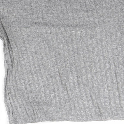 Womens UK Size 8 Topshop Grey Pullover Jumper