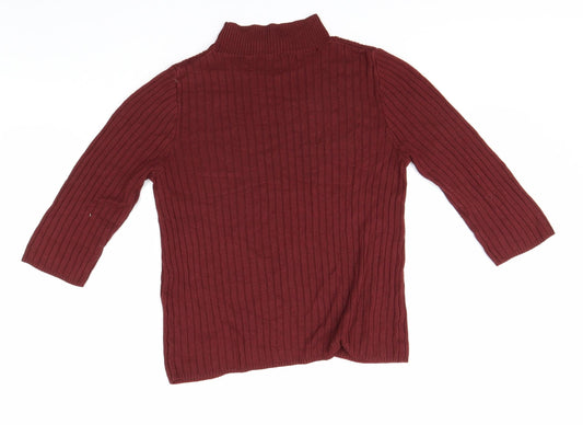 Debenhams Womens Red   Pullover Jumper Size 10