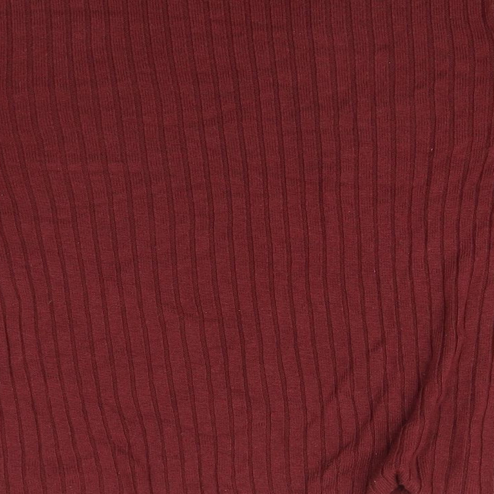 Womens UK Size 10 Debenhams Red Pullover Jumper