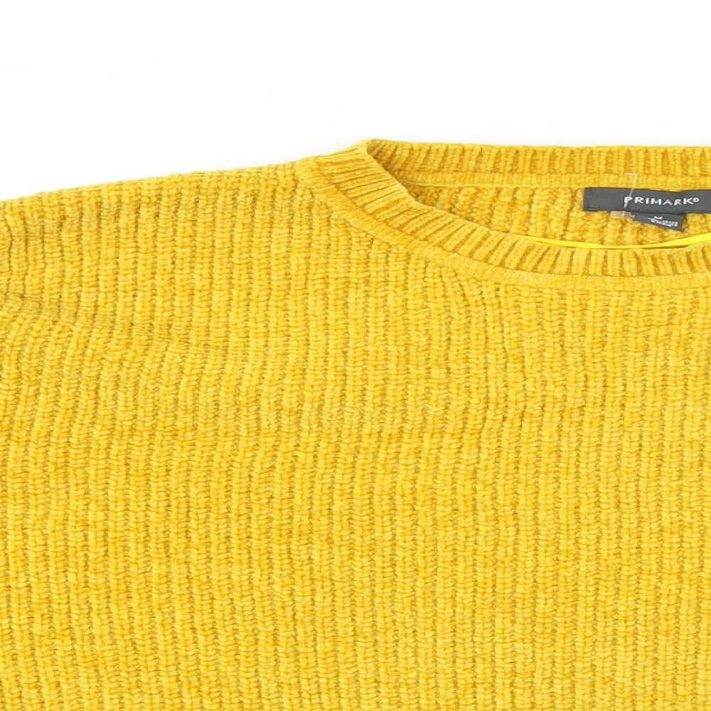 Primark Womens Yellow   Pullover Jumper Size M