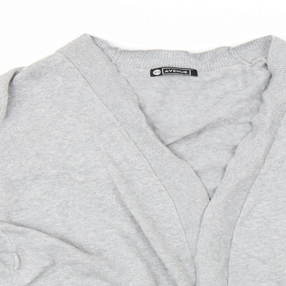 Avenue Womens Grey   Cardigan Jumper Size 12