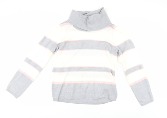 Womens UK Size 12 M&S Grey Pullover Jumper
