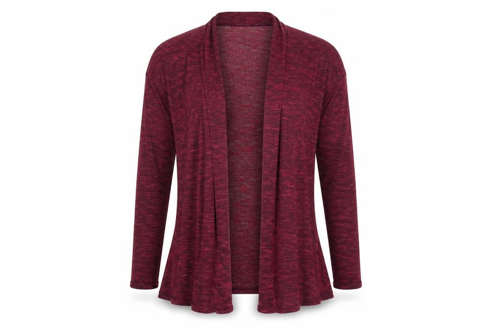 Front view of Divided women’s purple cardigan jumper, size XS