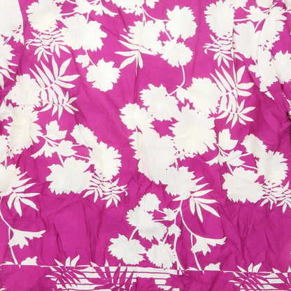 Womens UK Size M Papaya Purple Kimono Coat