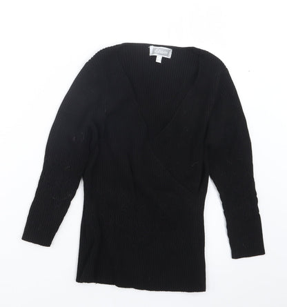 Womens UK Size 14 Etam Black Pullover Jumper