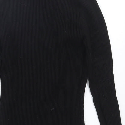 Womens UK Size 14 Etam Black Pullover Jumper