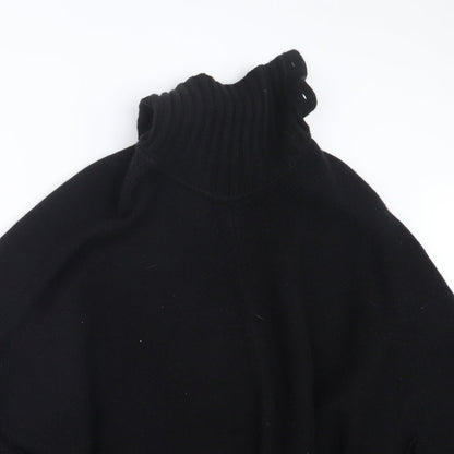 Womens UK Size One Size Marks and Spencer Black Cape Jumper