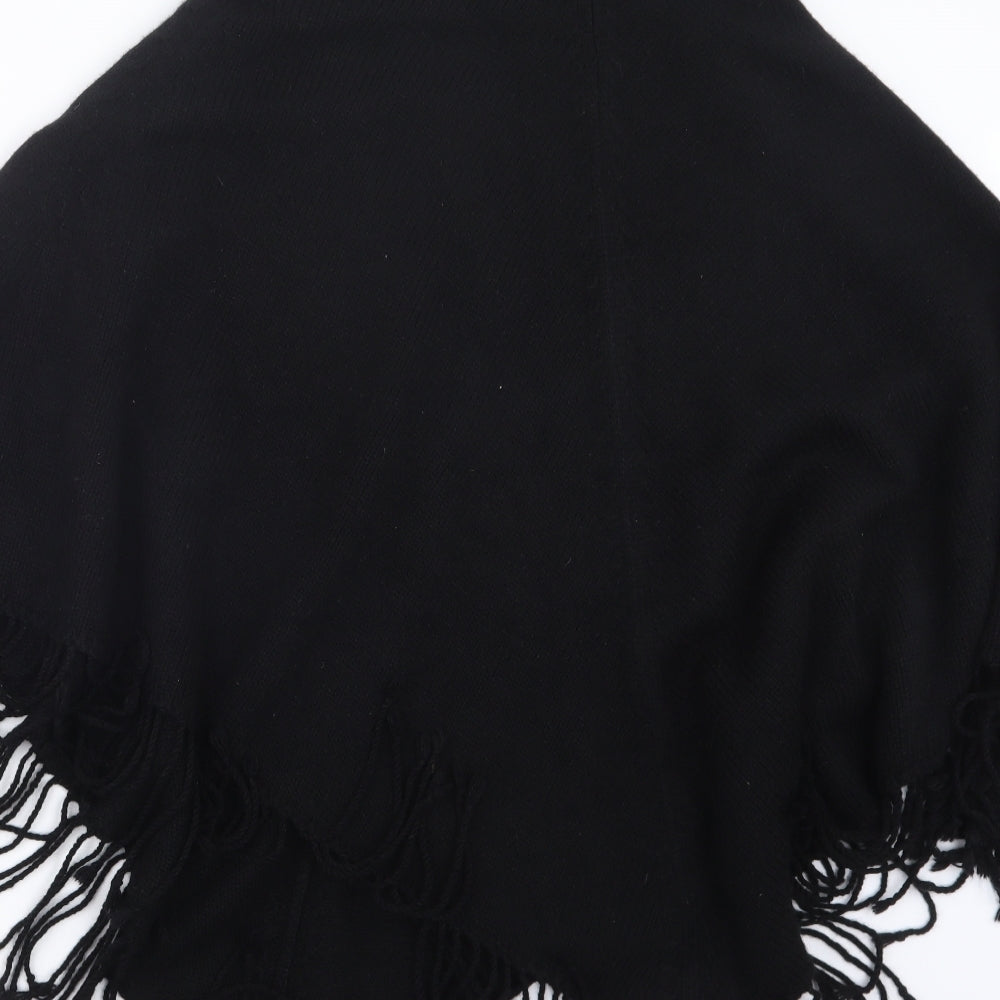 Womens UK Size One Size Marks and Spencer Black Cape Jumper