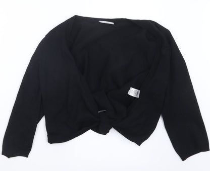 Womens UK Size M Wallis Black Cardigan Jumper