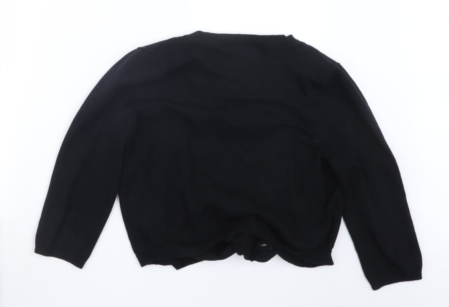 Womens UK Size M Wallis Black Cardigan Jumper