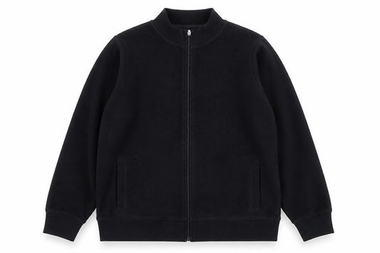 Front view of Being Casual women’s black jacket, size UK 16