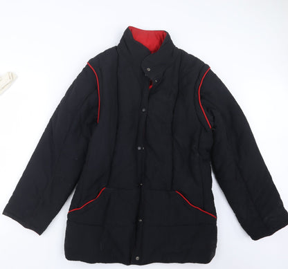 Mens UK Size S Preworn Black Jacket