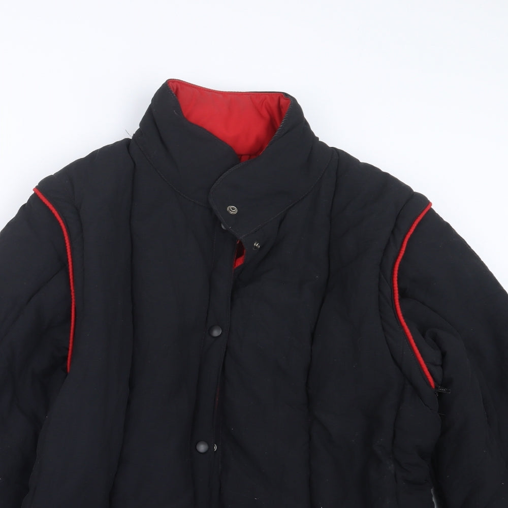 Mens UK Size S Preworn Black Jacket