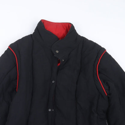 Mens UK Size S Preworn Black Jacket