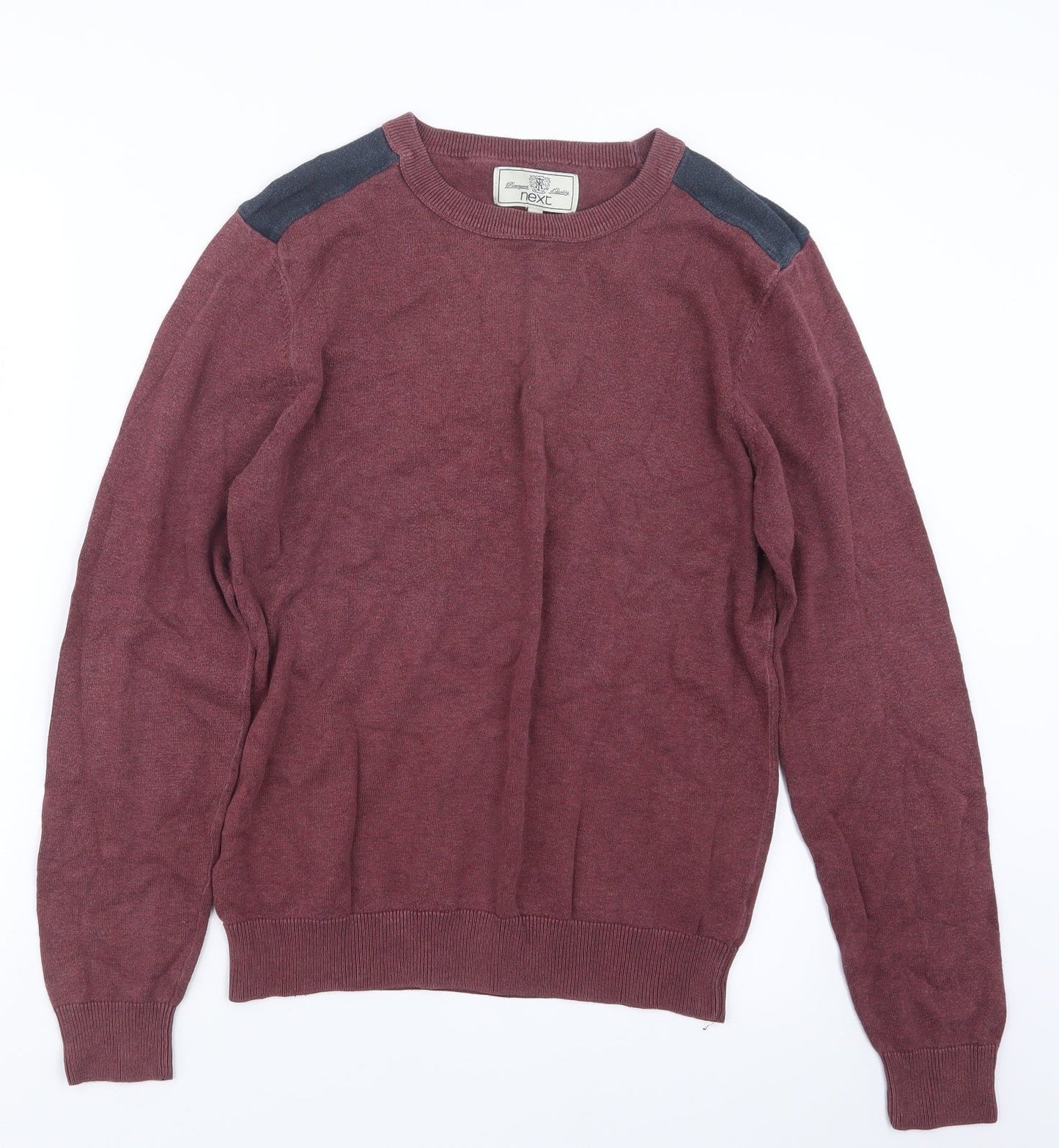 NEXT Mens Red  Knit Pullover Jumper Size S