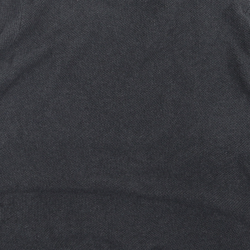 Harvey & Jones Mens Grey  Knit Pullover Jumper Size L