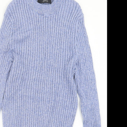 Cedar Wood State Mens Blue  Knit Pullover Jumper Size XS
