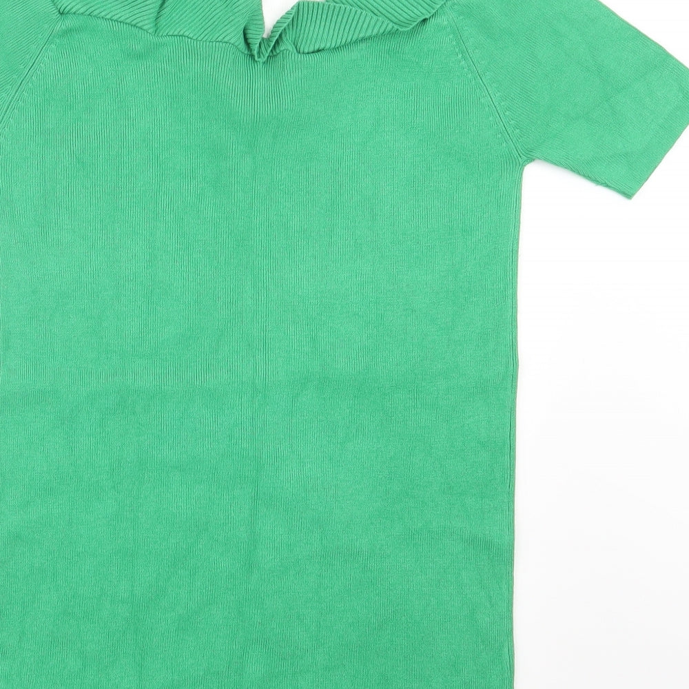 Womens UK Size 12 Simply Be Green Pullover Jumper