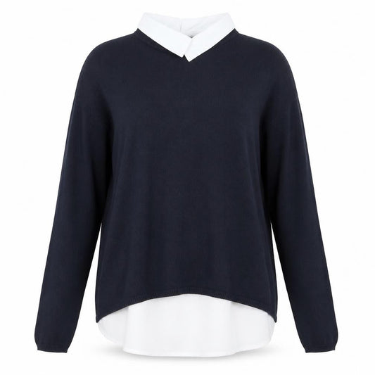 Womens UK Size 12 Atmosphere Blue Pullover Jumper