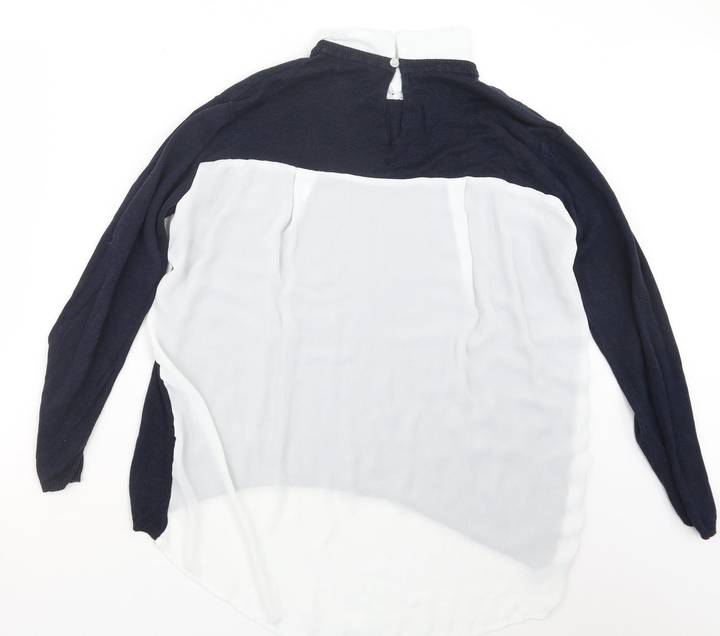 Womens UK Size 12 Atmosphere Blue Pullover Jumper