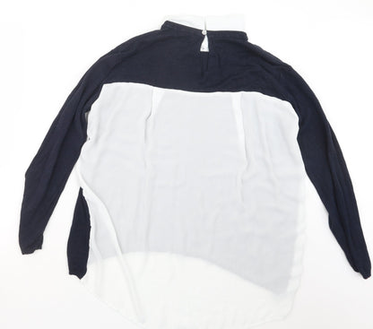 Womens UK Size 12 Atmosphere Blue Pullover Jumper