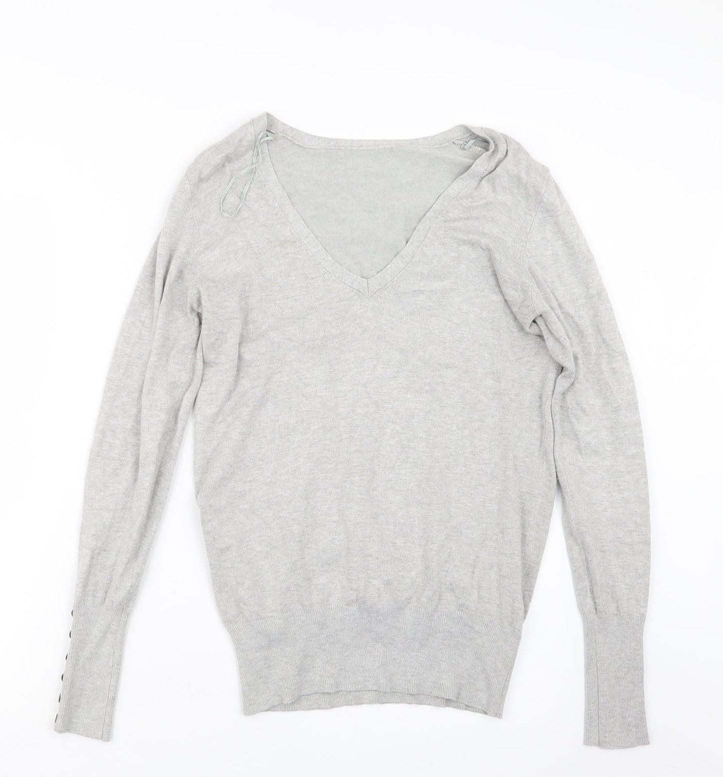 Womens UK Size 12 Matalan Grey Pullover Jumper