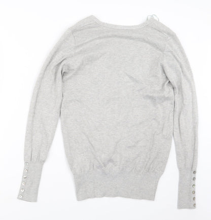 Womens UK Size 12 Matalan Grey Pullover Jumper
