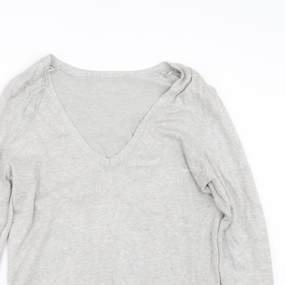 Womens UK Size 12 Matalan Grey Pullover Jumper