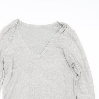 Womens UK Size 12 Matalan Grey Pullover Jumper