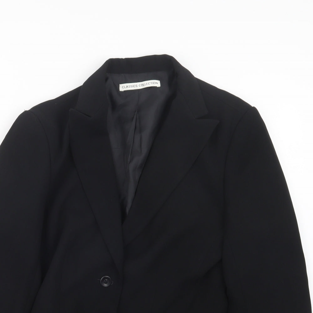Womens UK Size 10 St Bernard Black Jacket