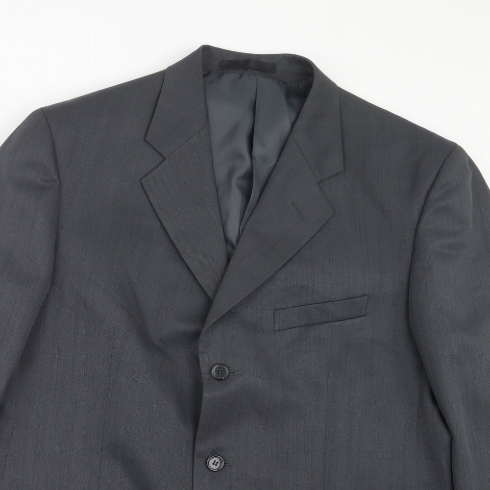Mens UK Size 40 Zantos Regular Grey Suit Jacket