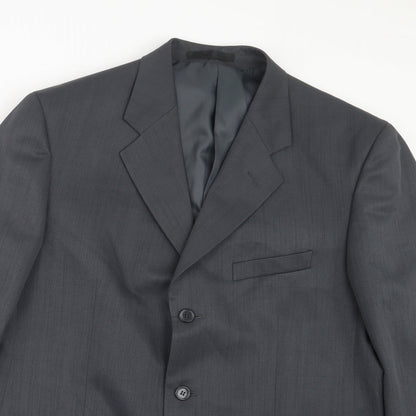Mens UK Size 40 Zantos Regular Grey Suit Jacket