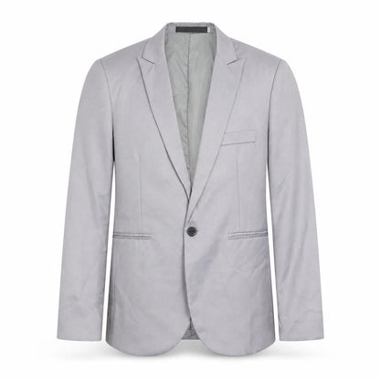 Preworn Mens Grey   Jacket Suit Jacket Size 34