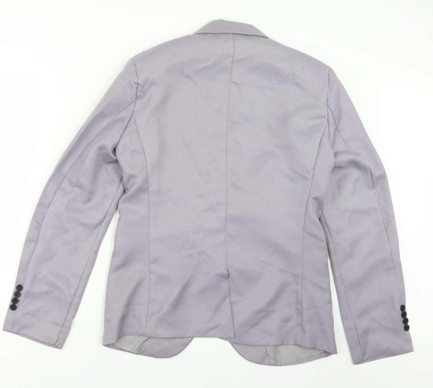 Preworn Mens Grey   Jacket Suit Jacket Size 34
