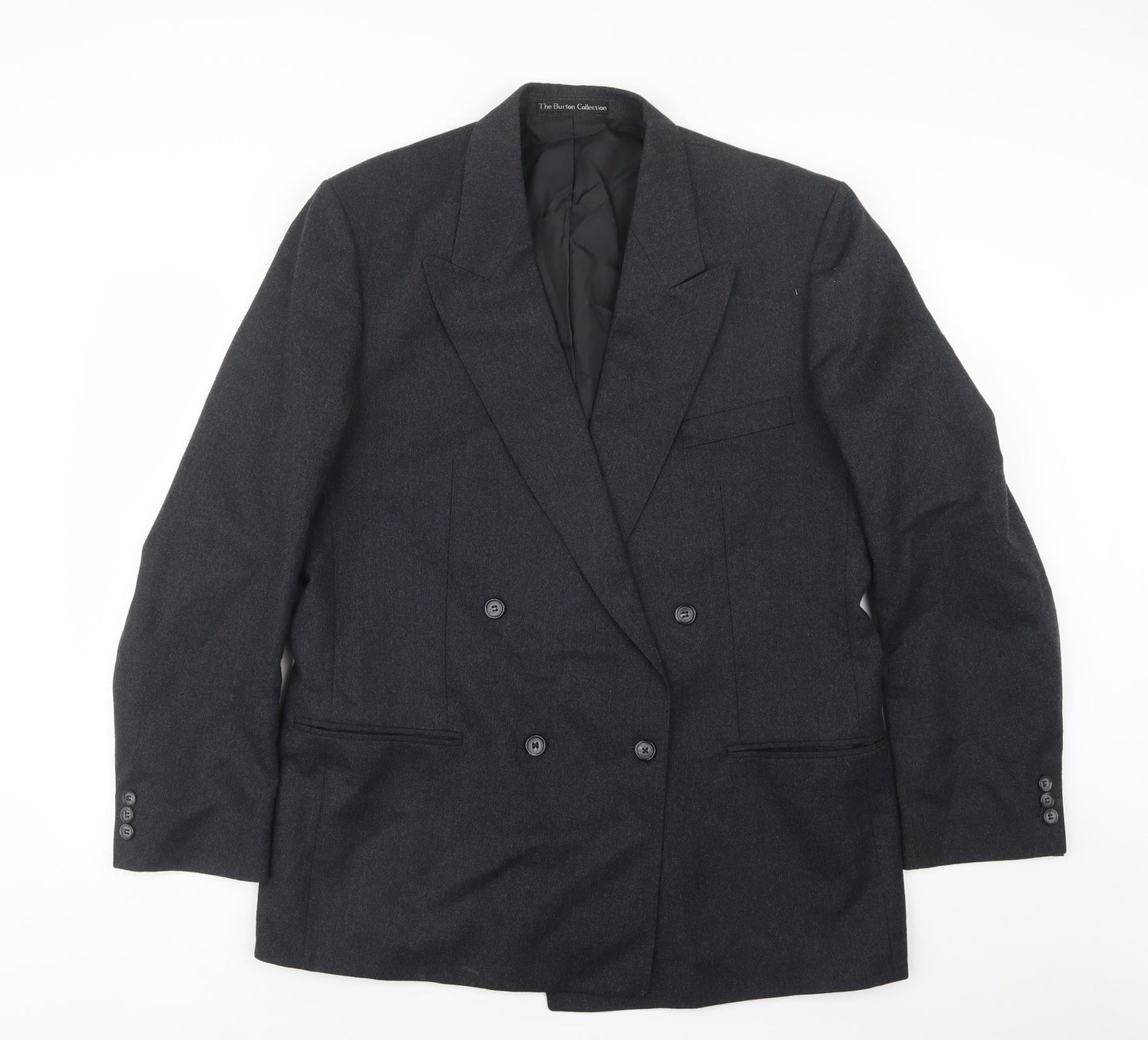 Mens UK Size 40 The Burton Collection Regular Grey Suit Jacket