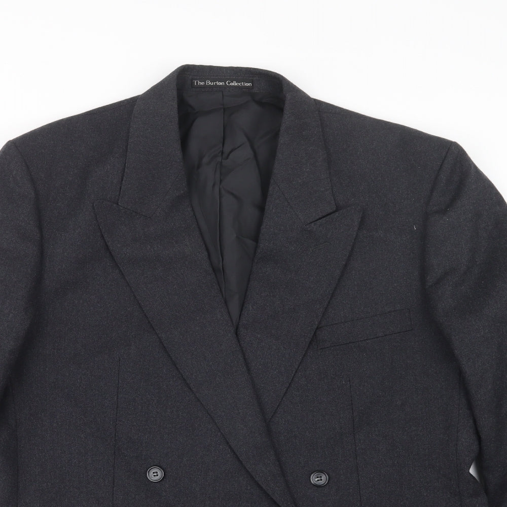 Mens UK Size 40 The Burton Collection Regular Grey Suit Jacket