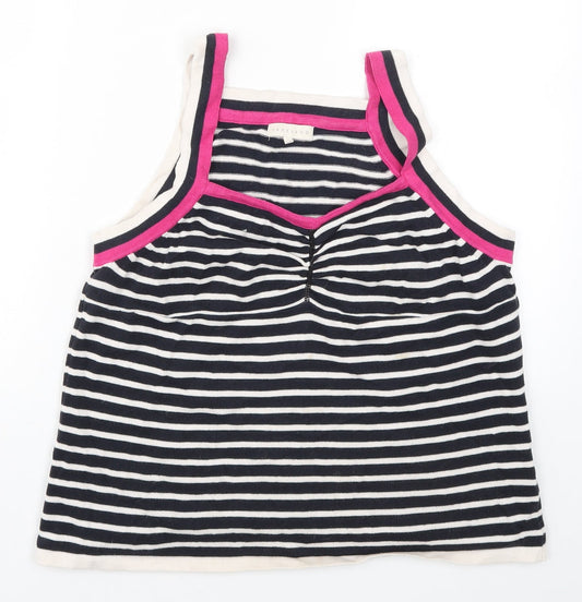 Lakeland Womens Blue Striped  Basic Tank Size 14