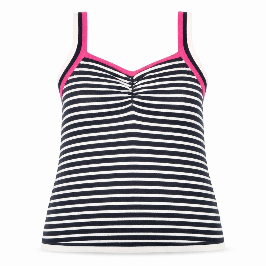 Womens UK Size 14 Lakeland Blue Basic Tank