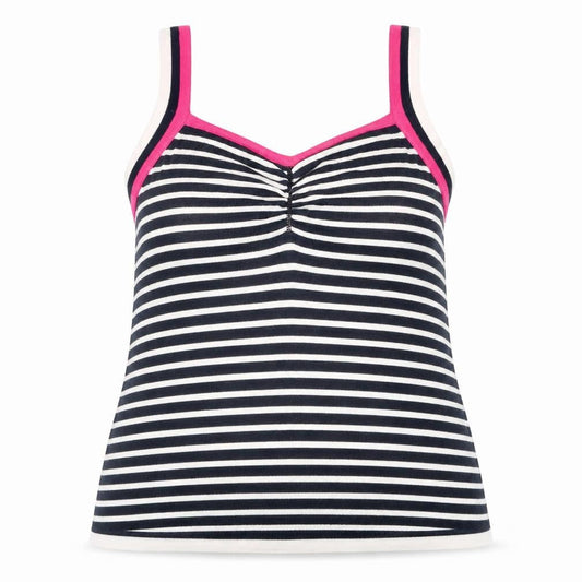 Womens UK Size 14 Lakeland Blue Basic Tank