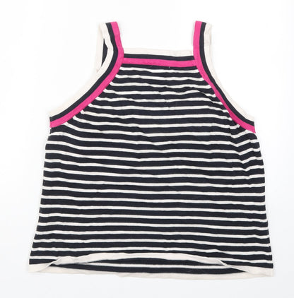 Womens UK Size 14 Lakeland Blue Basic Tank