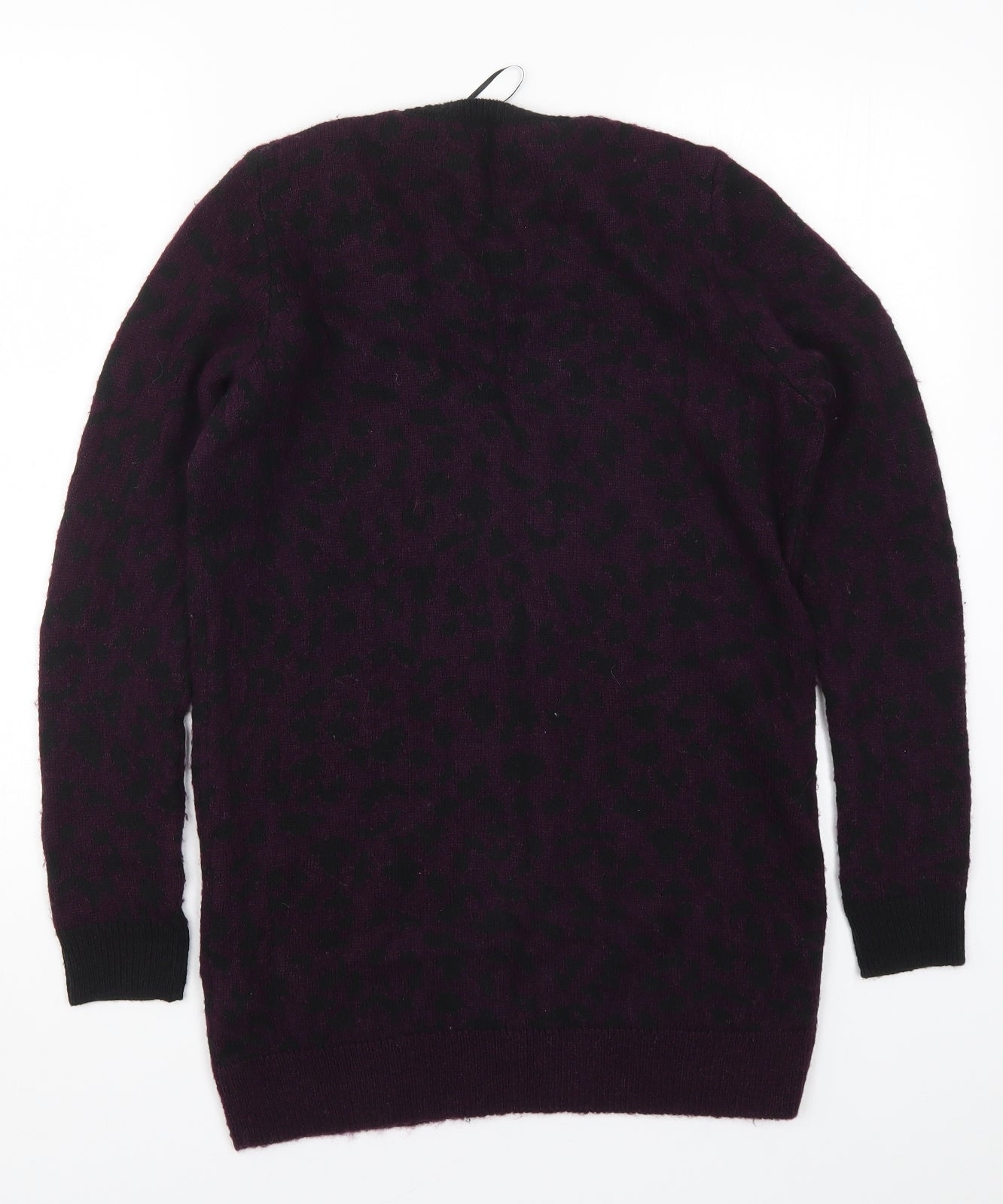 Womens UK Size 6 Marks and Spencer Purple Full Zip Jumper