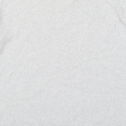 Topman Mens Grey  Knit Pullover Jumper Size S