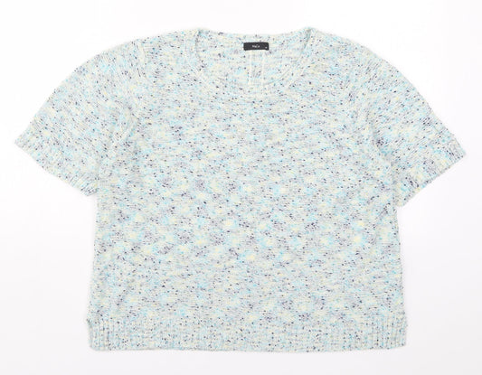 Womens UK Size 18 M&Co Blue Pullover Jumper
