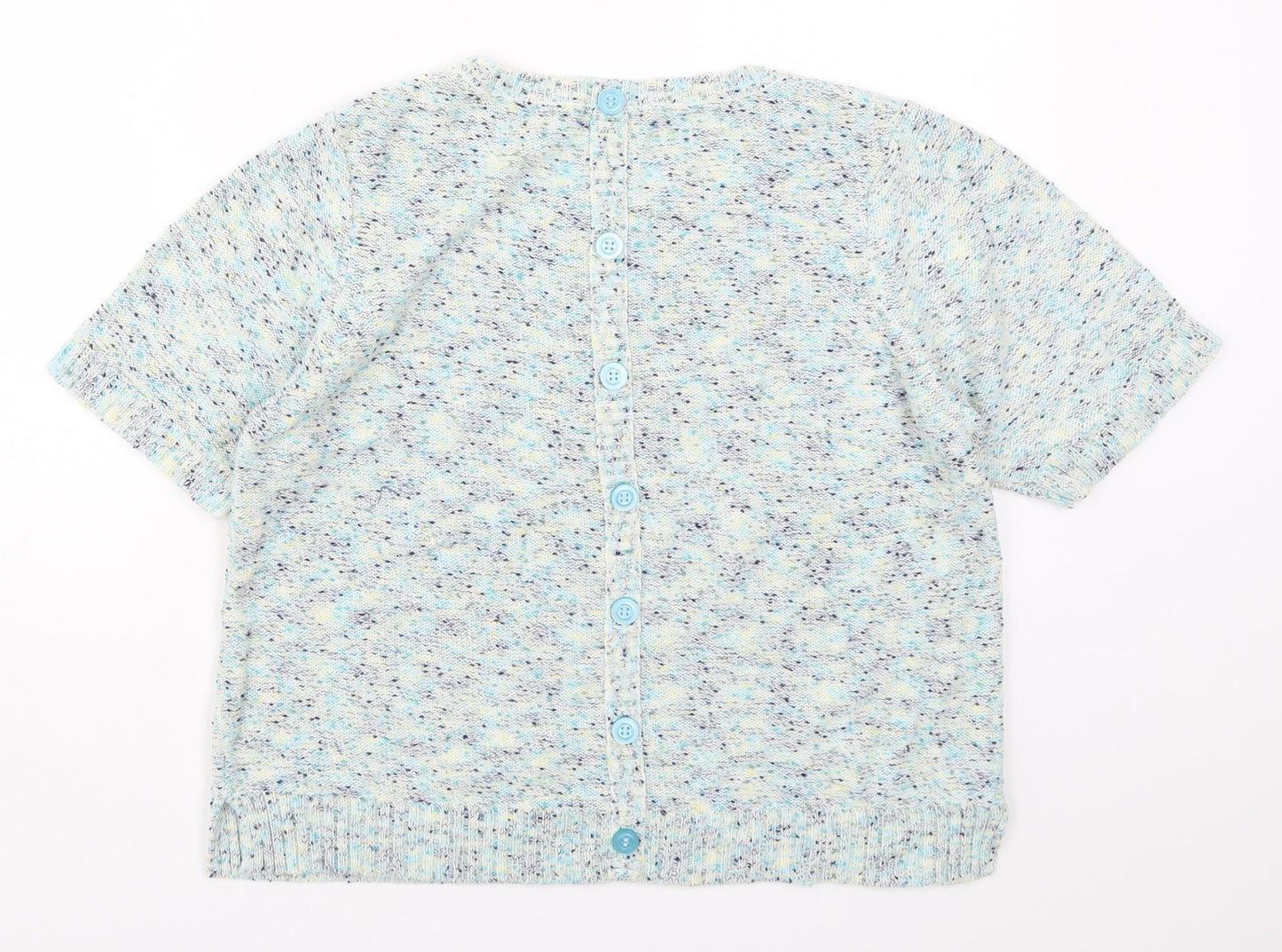 Womens UK Size 18 M&Co Blue Pullover Jumper