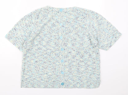 Womens UK Size 18 M&Co Blue Pullover Jumper