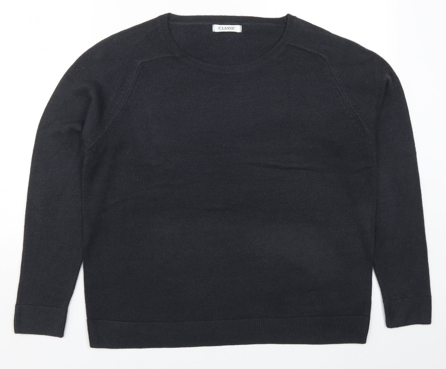 Womens UK Size 14 Preworn Grey Pullover Jumper