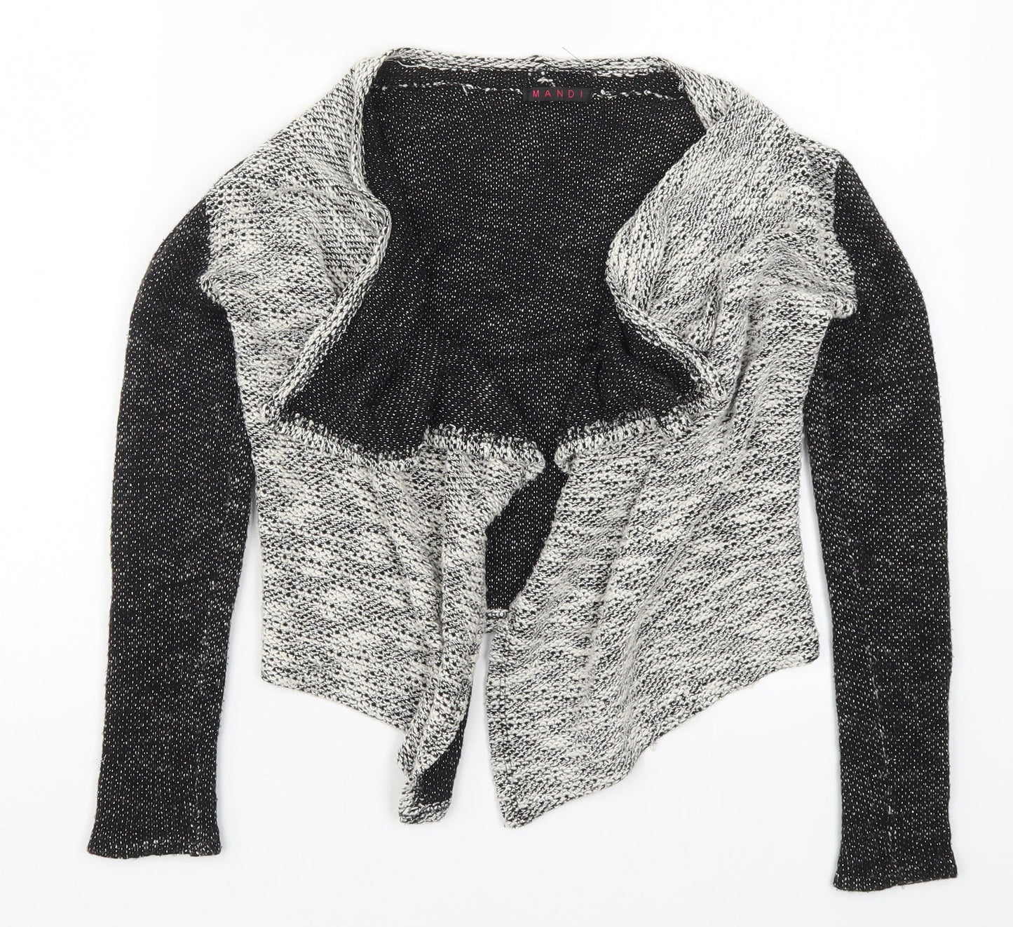 Womens UK Size 8 Mandi Grey Cardigan Jumper