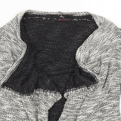 Womens UK Size 8 Mandi Grey Cardigan Jumper