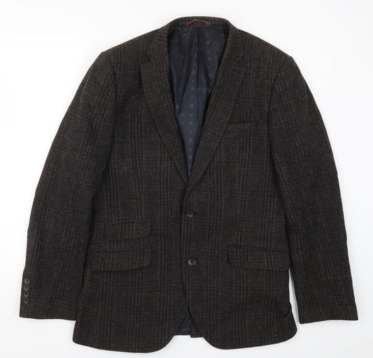 Mens UK Size 40 NEXT Regular Brown Suit Jacket